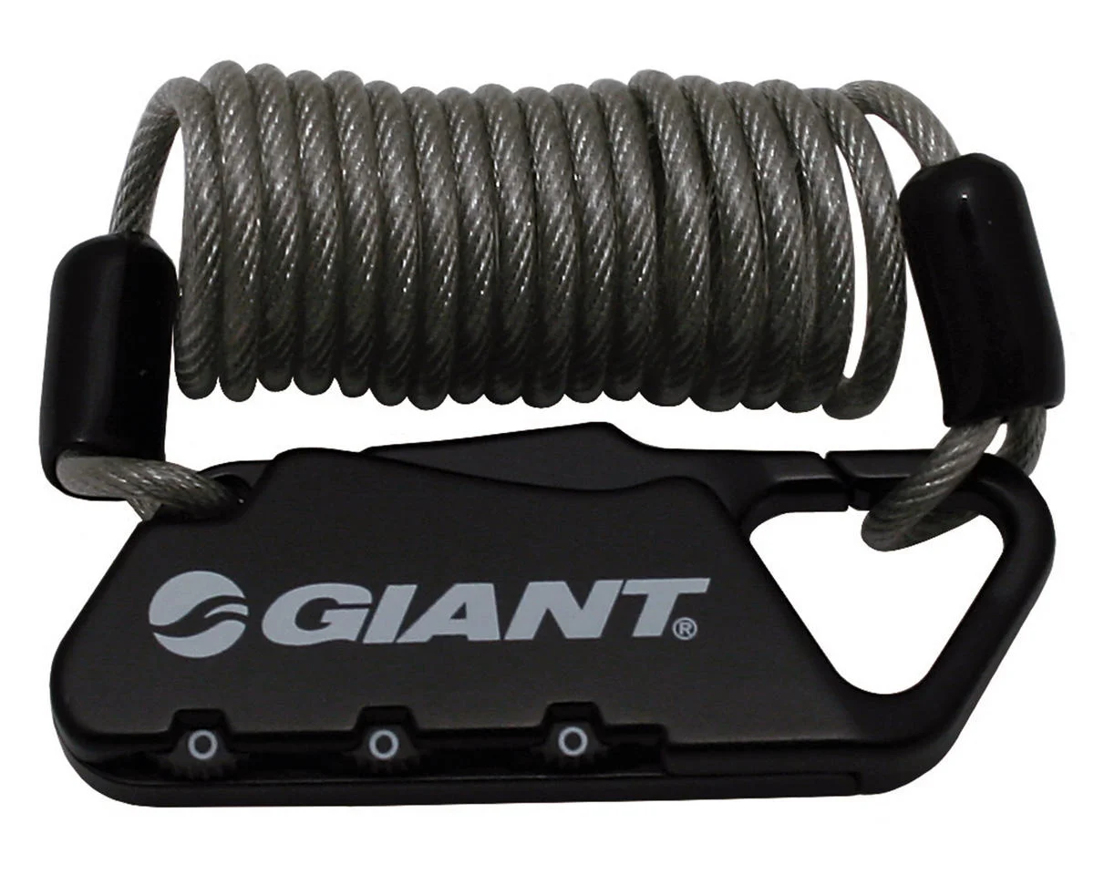 Giant SureLock Flex Combo Air Cable Lock (Black) (2.2mm x 108cm)